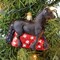 Old World Christmas 3.75 In Friesian Horse Tree Ornament , Netherlands